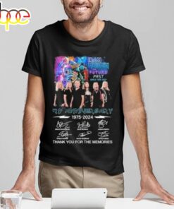 Official Iron Maiden The Future Past World Tour 2024 49th Anniversary 1975 – 2024 T-Shirt