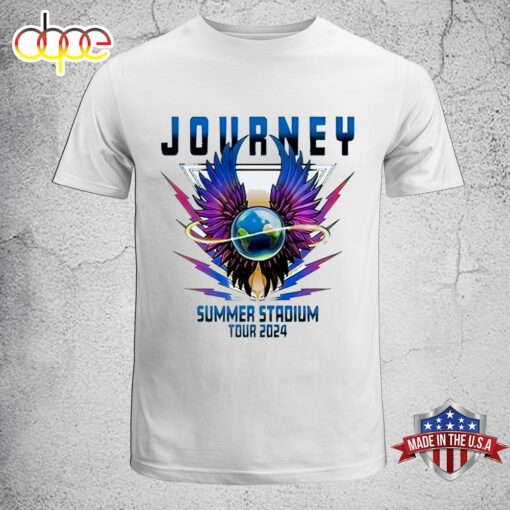 Official Journey 2024 Summer Stadium Tour Raglan Unisex T-Shirt