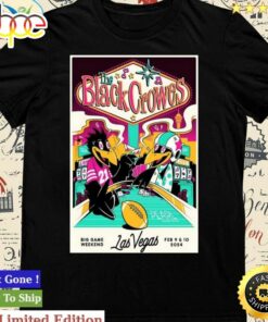 Official Las Vegas, Nv February 9 &amp 10, 2024 The Black Crowes Tour Poster Shirt