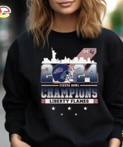 Official Liberty Flames 2024 Fiesta Bowl Champions Unisex T-Shirt