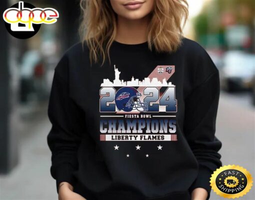 Official Liberty Flames 2024 Fiesta Bowl Champions Unisex T-Shirt