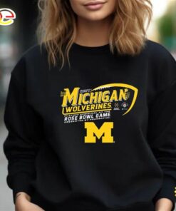 Official Michigan Wolverines Gain The Rose Bowl College Football Playoff 2024 Ncaa Football Unisex T-Shirt