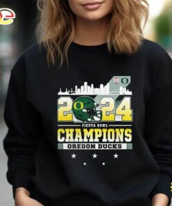 Official Oregon Ducks 2024 Fiesta Bowl Champions Unisex T-Shirt