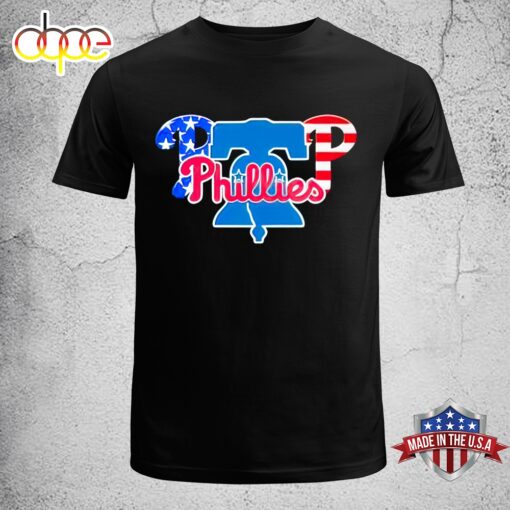 Official Philadelphia Phillies Baseball Team Celebrating 4th Of July Unisex T-Shirt