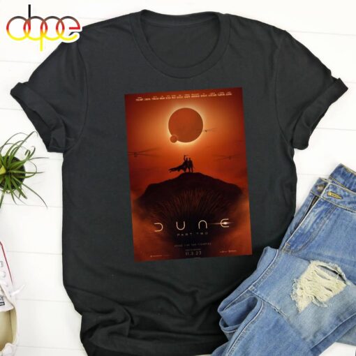 Official Poster Dune Part 2 In Theaters On March 1 2024 Art Decor Unisex T-Shirt