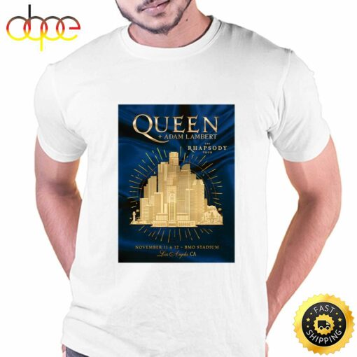 Official Queen And Adam Lambert The Rhapsody Tour 2023 Shirt