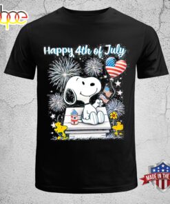Official Snoopy Happy 4th Of July 2024 Snoopy Independence Day Unisex T-Shirt