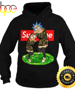 Official Supreme Rick And Morty Hoodie