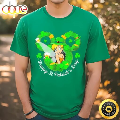 Official Tinker Bell Tinkerbell Happy St. Patrick’s Day T-Shirt