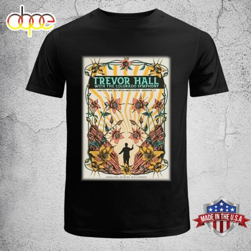 Official Trevor Hall Tour In Morrison, CO On June 9, 2024 Poster Unisex T-Shirt