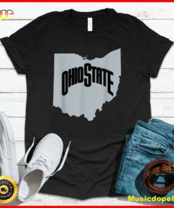 Ohio Map OH Home Shape United States Vintage Grunge T-Shirt