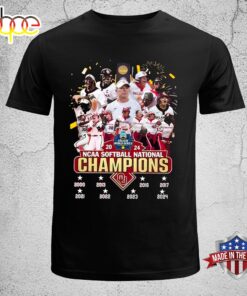 Oklahoma Sooners 2024 NCAA Softball National Champions College World Series Unisex T-Shirt