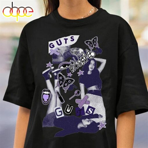 Olivia Rodrigo Guts Album World Tour 2024 T-Shirt Funny Vintage Gift For Men