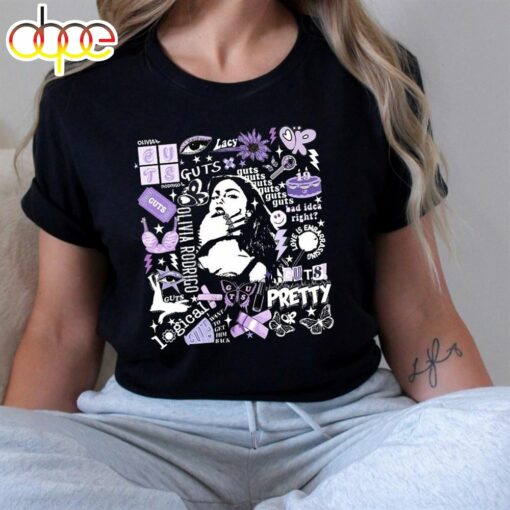 Olivia Rodrigo Guts Tour Shirt, Guts Tour 2024 T-Shirt