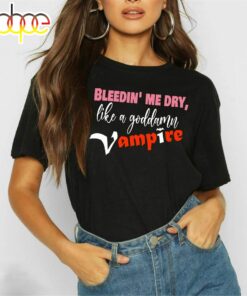 Olivia Rodrigo T-Shirt Fashion Vampire 2024 Tour Music