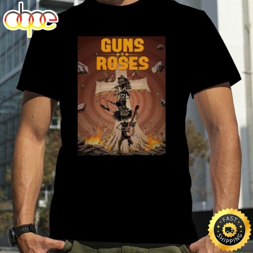 Orbit Guns N Roses Bonus Edition By Michael Frizell TidalWave Comics T-Shirt