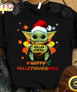 Original Baby Yoda Mashup Dollar General Happy Hallothanksmas Shirt