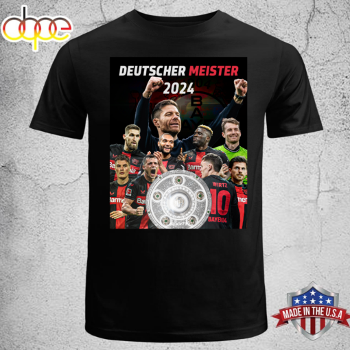 Original Bundesliga Deutscher Meister Bayer 04 Leverkusen Unisex T-shirt