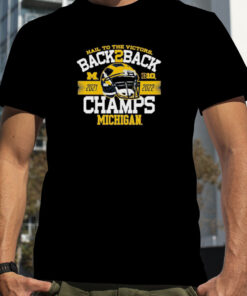 Original Michigan Wolverines Back-to-back 2022 Big Ten Football Conference Champions T-shirt