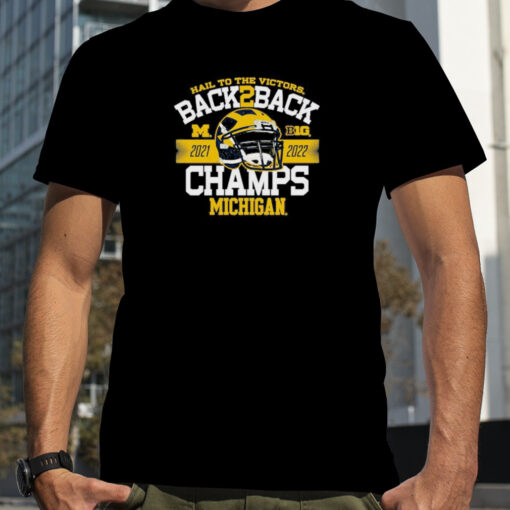 Original Michigan Wolverines Back-to-back 2022 Big Ten Football Conference Champions T-shirt