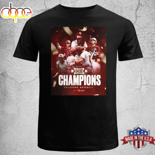 Original Oklahoma Sooners 2024 Big 12 Softball Conference Tournament Champions Shirt