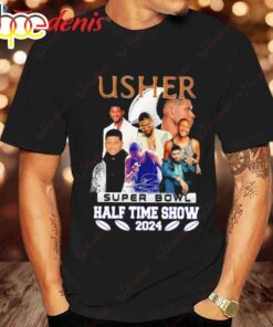 Original Usher 2024 Super Bowl Halftime Tee, Exclusive Design