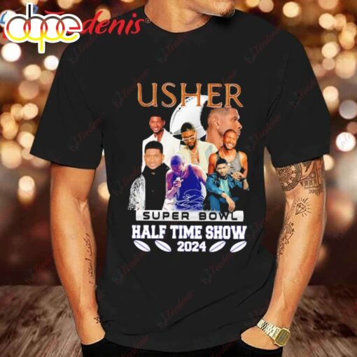 Original Usher 2024 Super Bowl Halftime Tee, Exclusive Design