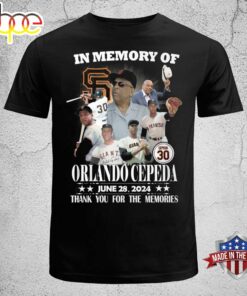 Orlando Cepeda June 28, 2024 Thank You The Memory T-Shirt