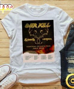 Overkill July 29 Tour 2023 Boston House Of Blues Etats-Unis Unisex T-Shirt