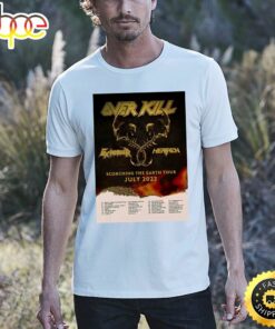 Overkill July 29 Tour 2023 Boston House Of Blues Etats-Unis Unisex T-Shirt