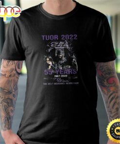 Ozzy Osbourne Tour 2022 Black Sabbath 55 Years 1967-2022 The Best Memories Never Fade Signatures T-shirt