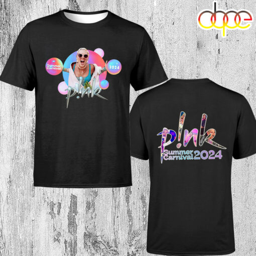 P!nk Pink Summer Carnival Tour 2024 Unisex T-Shirt