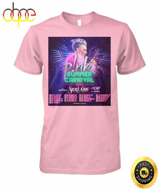 P!nk Summer Carnival US Tour 2024 Shirt