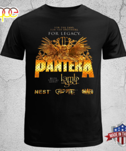 PANTERA For Legacy Tour 2024 Setlist Playlist T-shirt