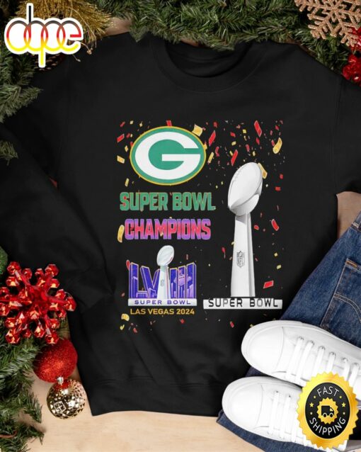 Packers Super Bowl Champions Lviii Las Vegas 2024 Shirt