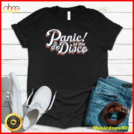 Panic! At The Disco – Rainbow Logo T-Shirt