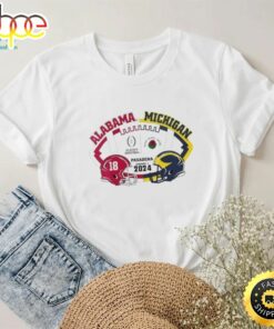 Pasadena Rose Bowl Game 2024 Playoff Semifinal Michigan Wolverines Vs Alabama Crimson Tide Shirt