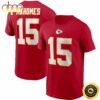 Patrick Mahomes Kansas City Chiefs Name &amp Number Red T-shirt