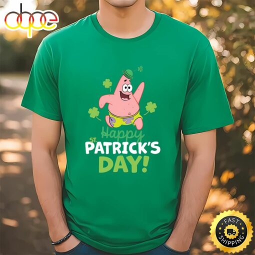 Patrick Star Spongebob Squarepants Happy St. Patrick’s Day T-Shirt