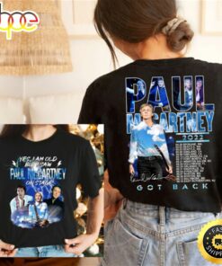 Paul McCartney Got Back Tour 2022 Double Sided Black T-Shirt
