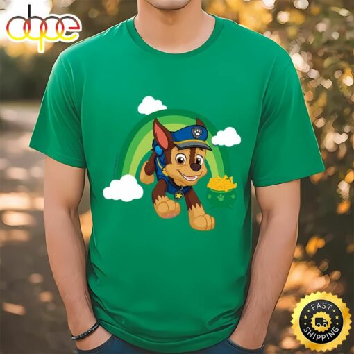 Paw Patrol St. Patrick’s Day Chase The Rainbow T-Shirt