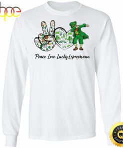 Peace Love Lucky Leprechaun Patricks Day Happy St. Patrick’s Day Shirt