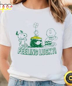 Peanuts Character St. Patrick’s Day With Snoopy T-Shirt