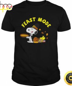 Peanuts Feast Mode Thanksgiving Snoopy and Woodstock shirt – T Shirt Classic