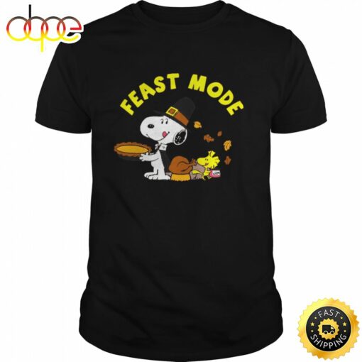 Peanuts Feast Mode Thanksgiving Snoopy and Woodstock shirt – T Shirt Classic