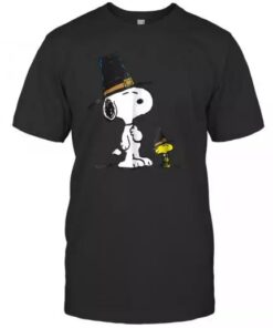 Peanuts Funny Snoopy Woodstock Thanksgiving T Shirt