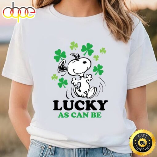 Peanuts Happy St. Patrick’s Day With Snoopy T-Shirt