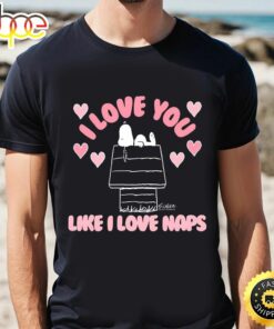 Peanuts Love You Like Naps Valentine T-Shirt