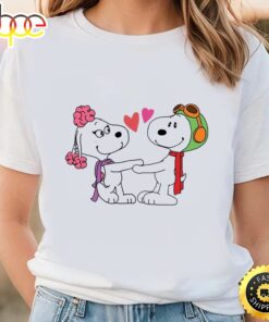 Peanuts Snoopy And Fifi Valentine Shirt