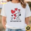 Peanuts Snoopy Happy Valentines Day T-Shirt
